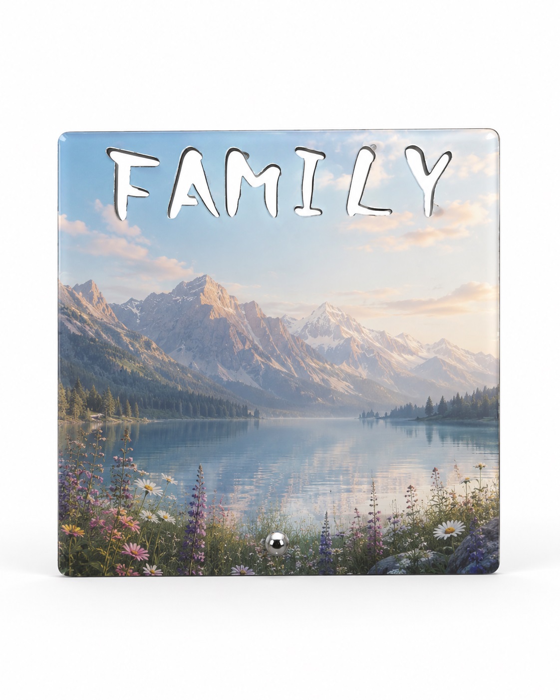 Kornizë Druri e Personalizuar me Foto, 15 × 15 cm – foto 2