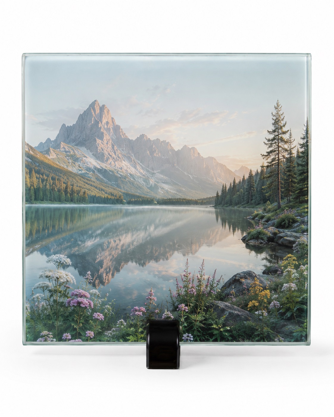 Kornizë Xhami e Personalizuar me Foto, 10 × 10 cm – foto 2