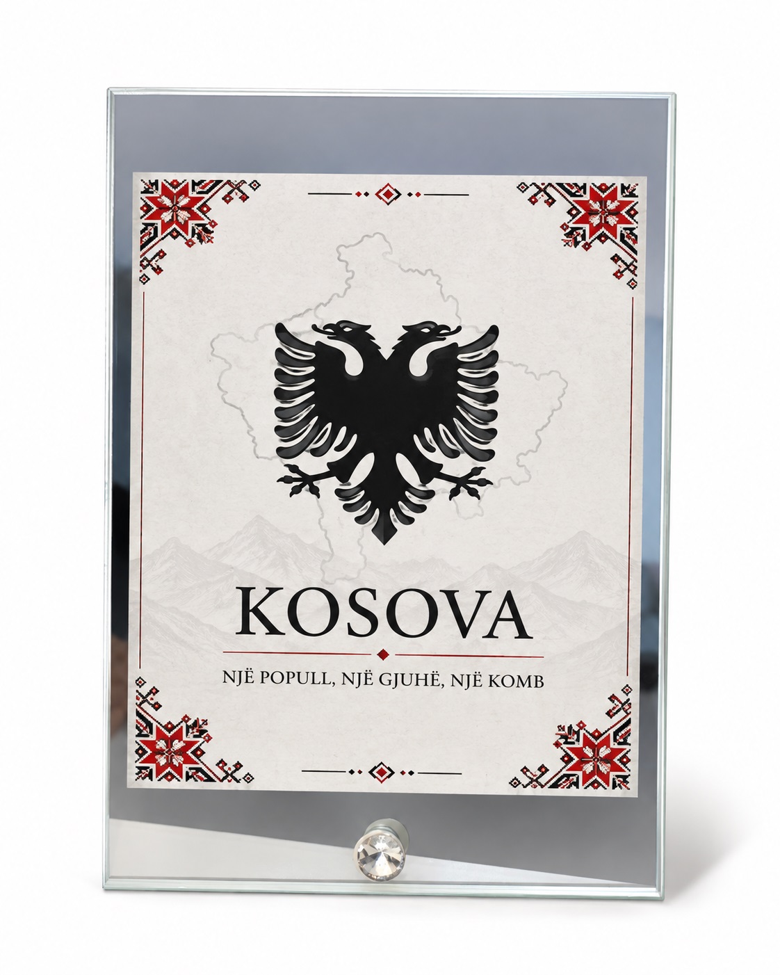 Kornizë Xhami Vertikale e Personalizuar, 15 × 22 cm – foto 5