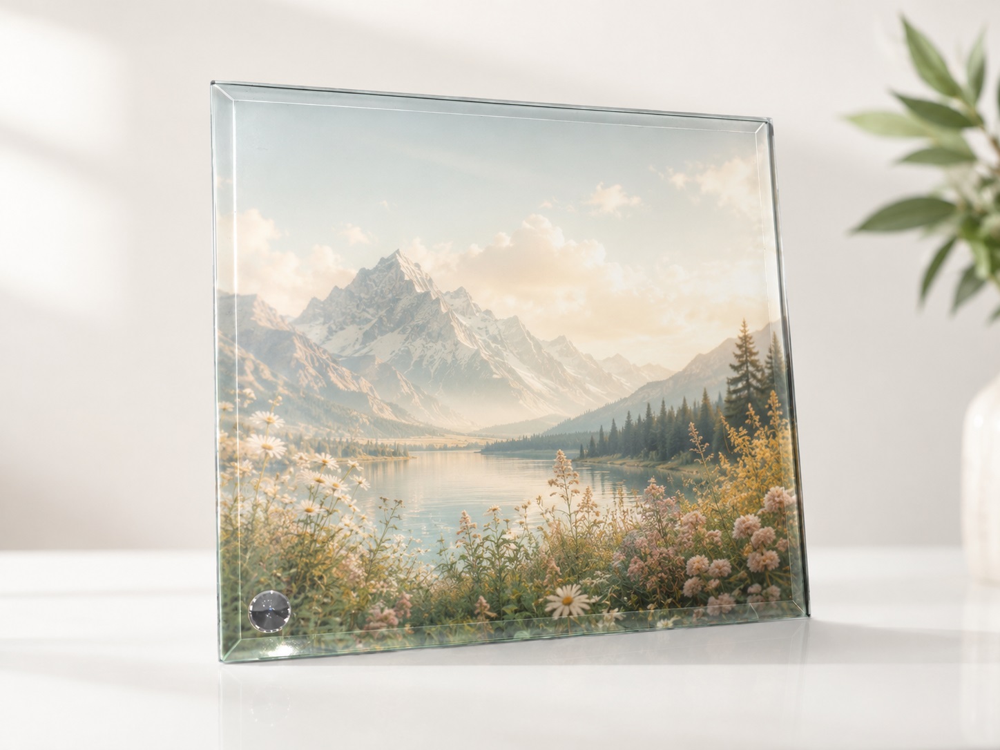 Kornizë Xhami Katrore e Personalizuar, 20 × 20 cm – foto 3