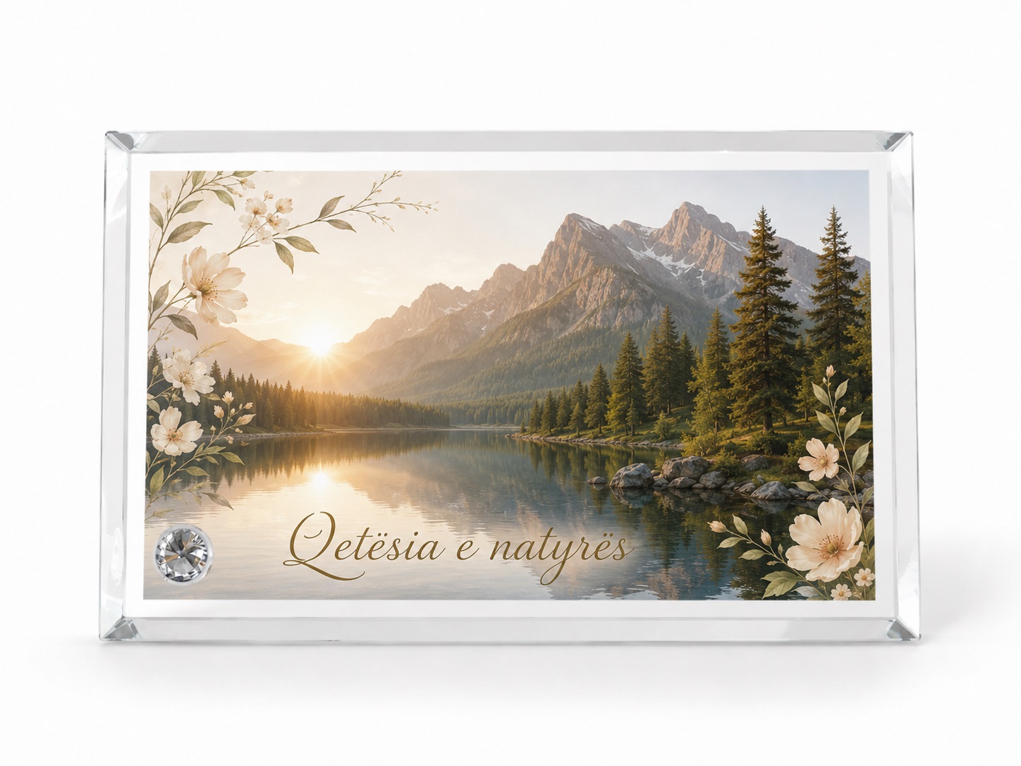 Kornizë Xhami e Personalizuar me Foto, 22 × 13 cm – foto 3