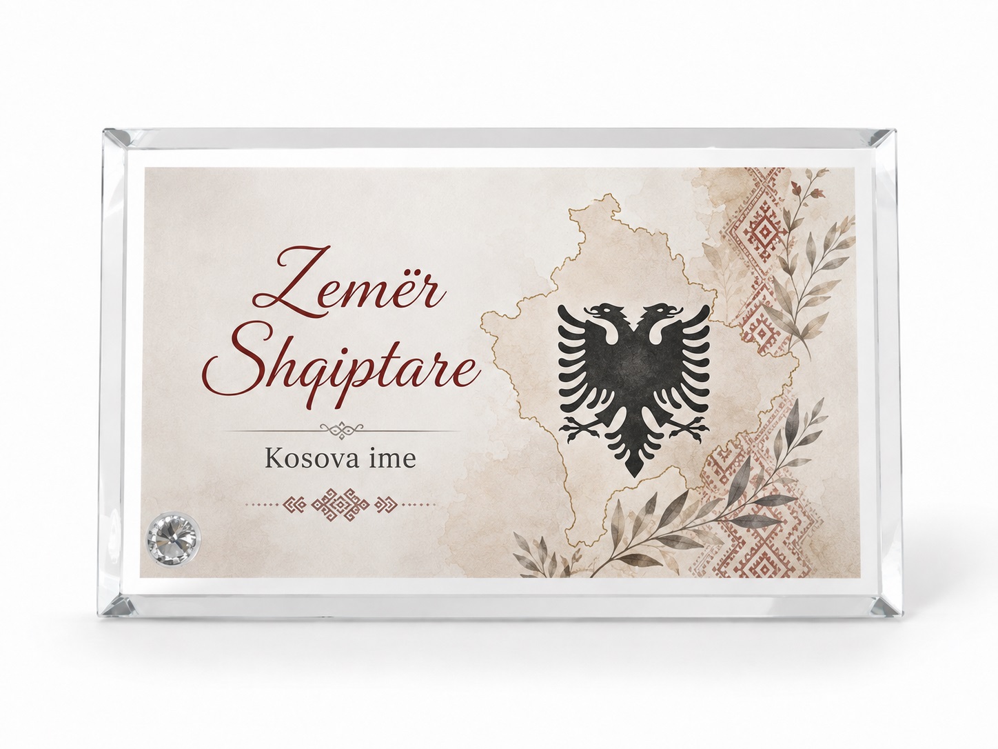 Kornizë Xhami e Personalizuar me Foto, 22 × 13 cm – foto 4