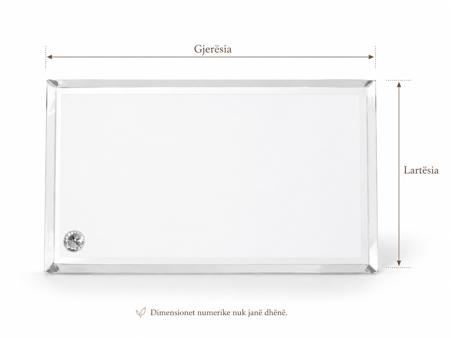 Kornizë Xhami e Personalizuar me Foto, 22 × 13 cm – foto 5