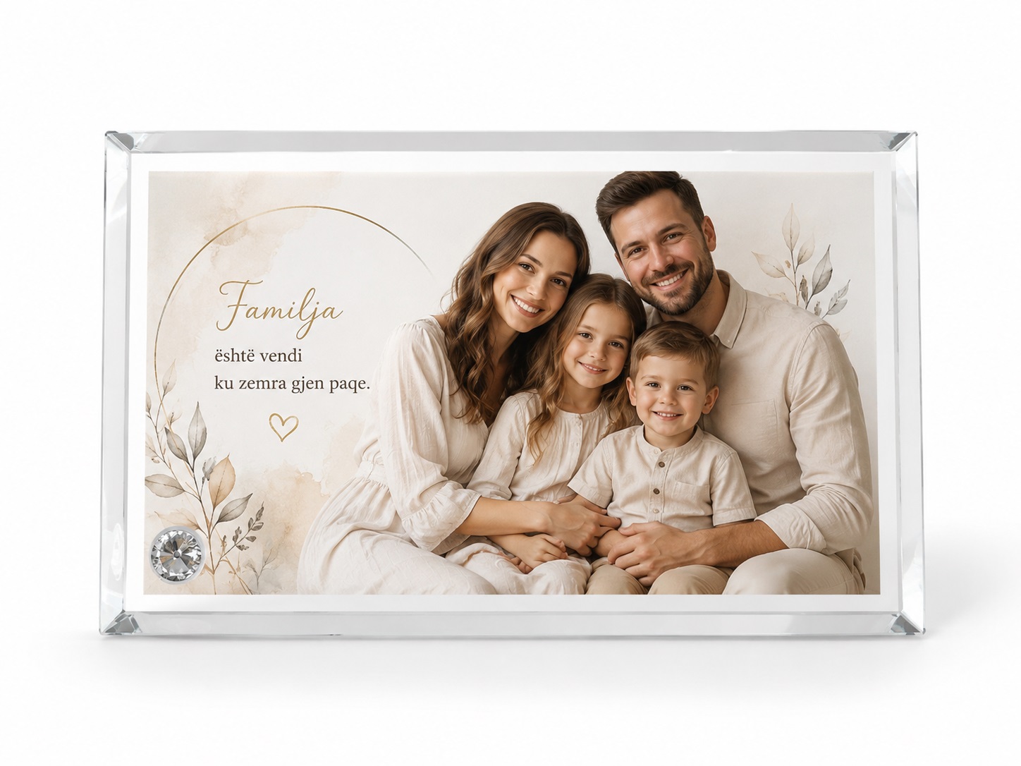 Kornizë Xhami e Personalizuar me Foto, 22 × 13 cm – foto 6