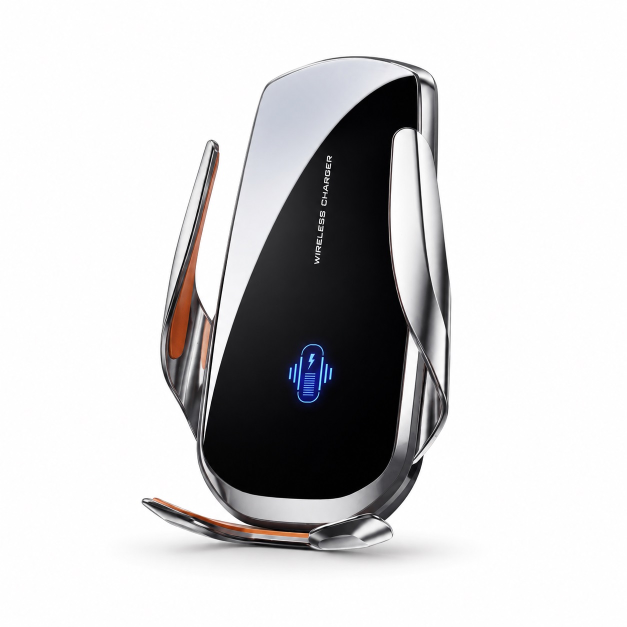 Mbajtëse Telefoni për Makinë T1 me Karikim Wireless 15W dhe Rrotullim 360° – foto 6