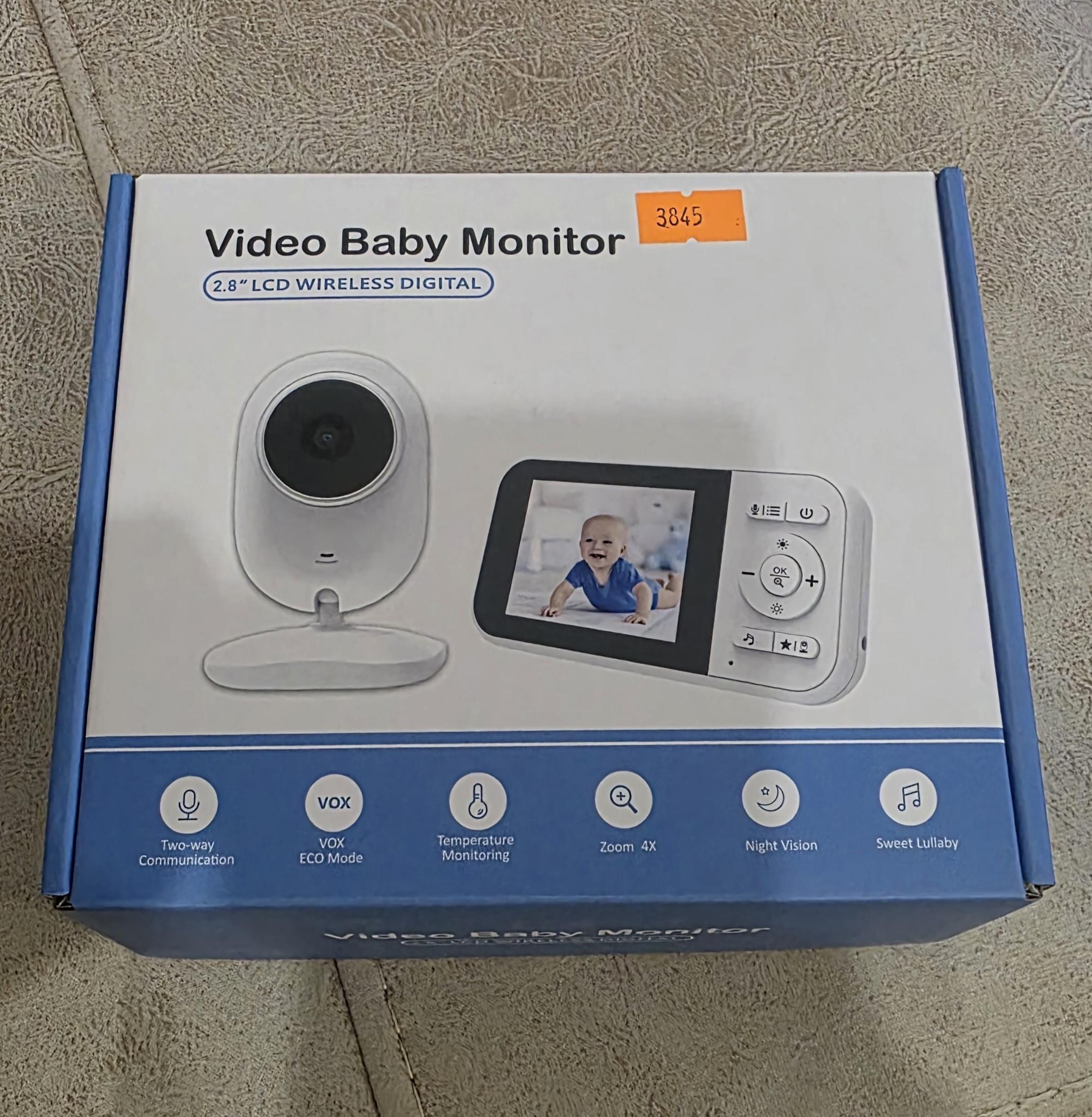 Monitor Video për Foshnje me Ekran LCD 2.8″, Night Vision, Audio Dy-Drejtimëshe, VOX, Temperaturë dhe Zoom 4× – foto 5