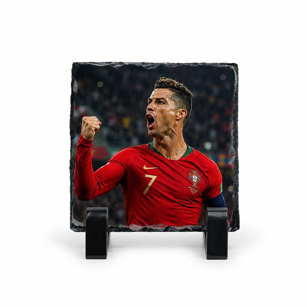 Gur Dekorativ i Personalizuar me Foto, Formë Katrore 20x20 cm, Kujtim Elegant për Shtëpi