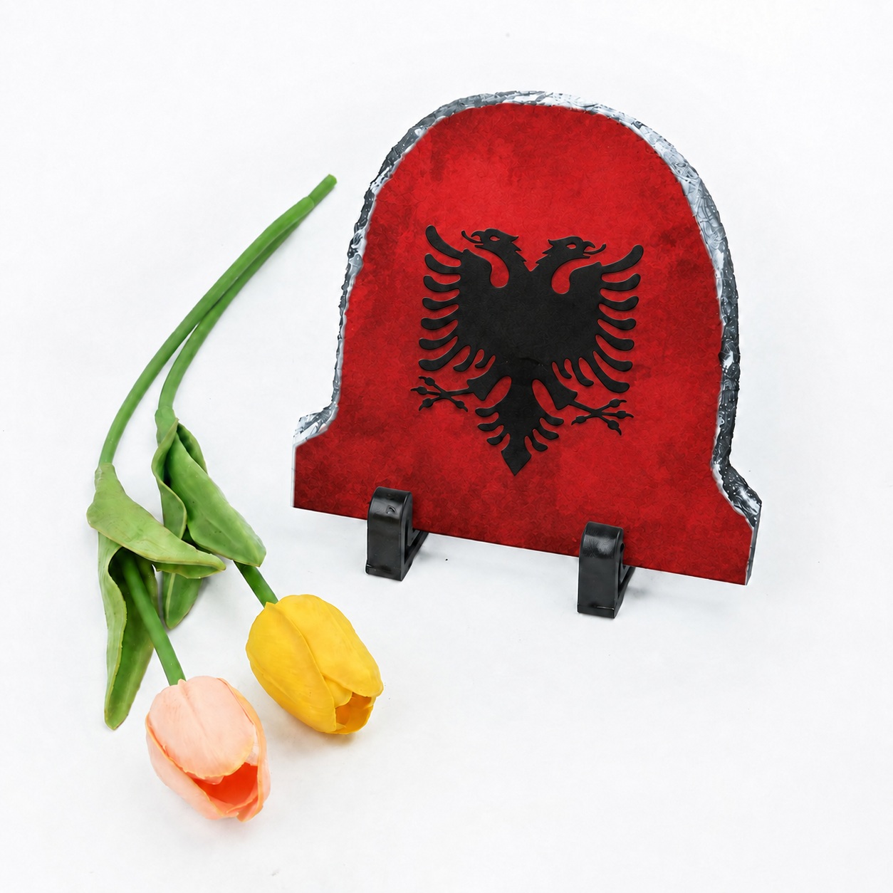 Gur Dekorativ i Personalizuar me Foto, Formë Harku 20x20 cm, Kujtim Premium