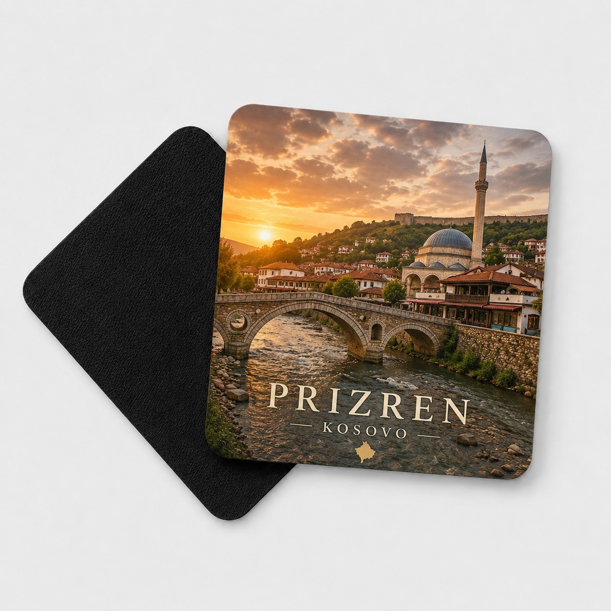 Mouse Pad i Personalizuar për Sublimim, Formë Drejtkëndëshe (22x18 cm)