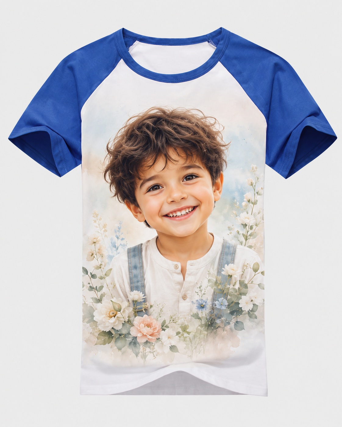 Bluzë (T-Shirt) e Personalizuar për Meshkuj/Unisex me Mëngë me Ngjyra (Stil Raglan) - për të rritur dhe fëmijë