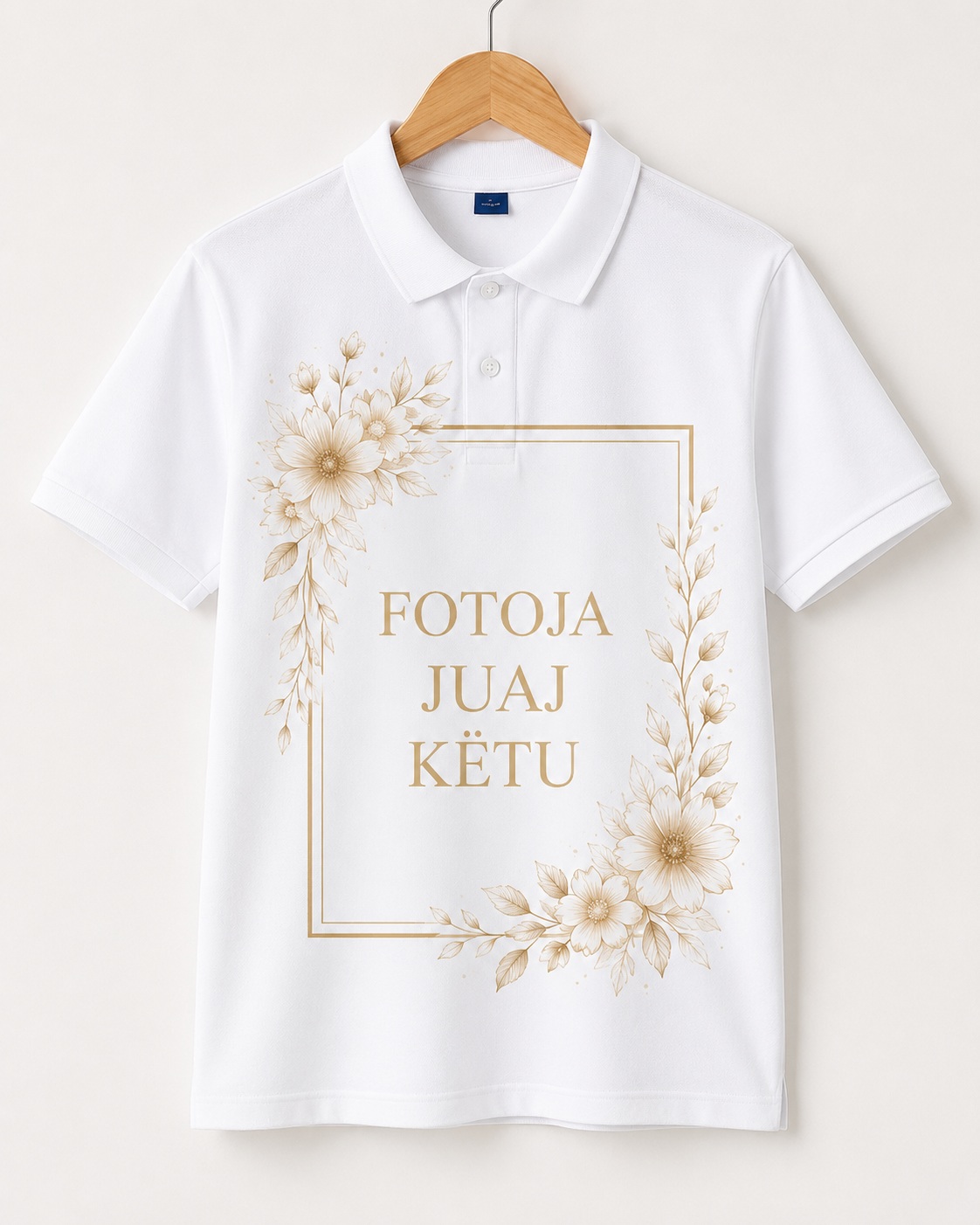 Bluzë Polo (Me Jakë) e Personalizuar për Fëmijë - materiali permium