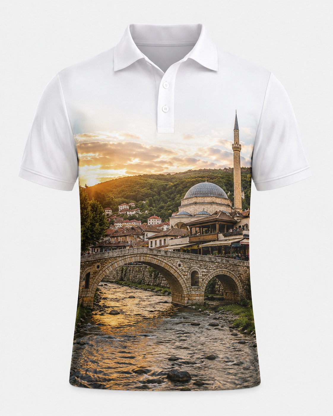 Bluzë Polo (Me Jakë) e Personalizuar për Fëmijë - materiali permium