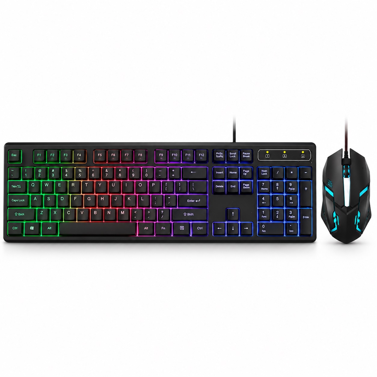 Set Gaming FC-7088 – Tastierë dhe Maus me Ndriçim Shumëngjyrësh