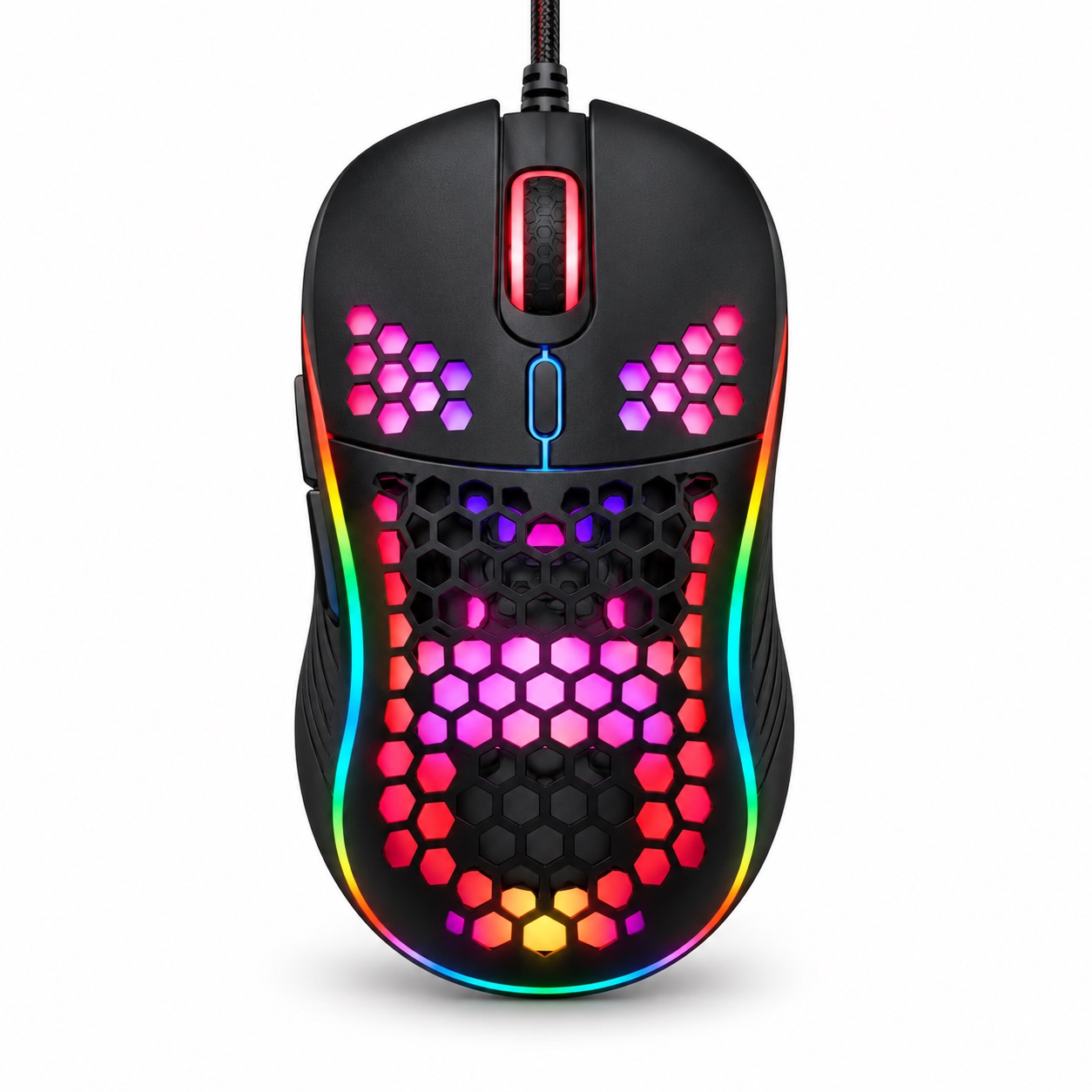Maus Gaming FC-1960 me Ndriçim Shumëngjyrësh dhe Dizajn Honeycomb