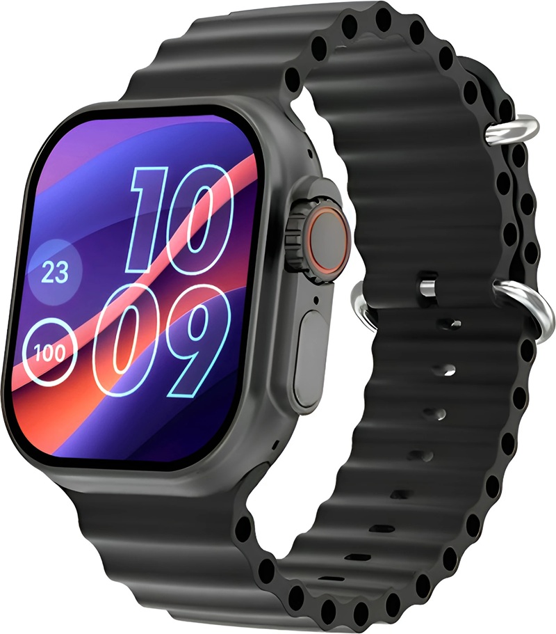 Smartwatch T10 Ultra 2 me Ekran 2.19", 100+ Sports Modes dhe Karikim Magnetik - Black - foto 6