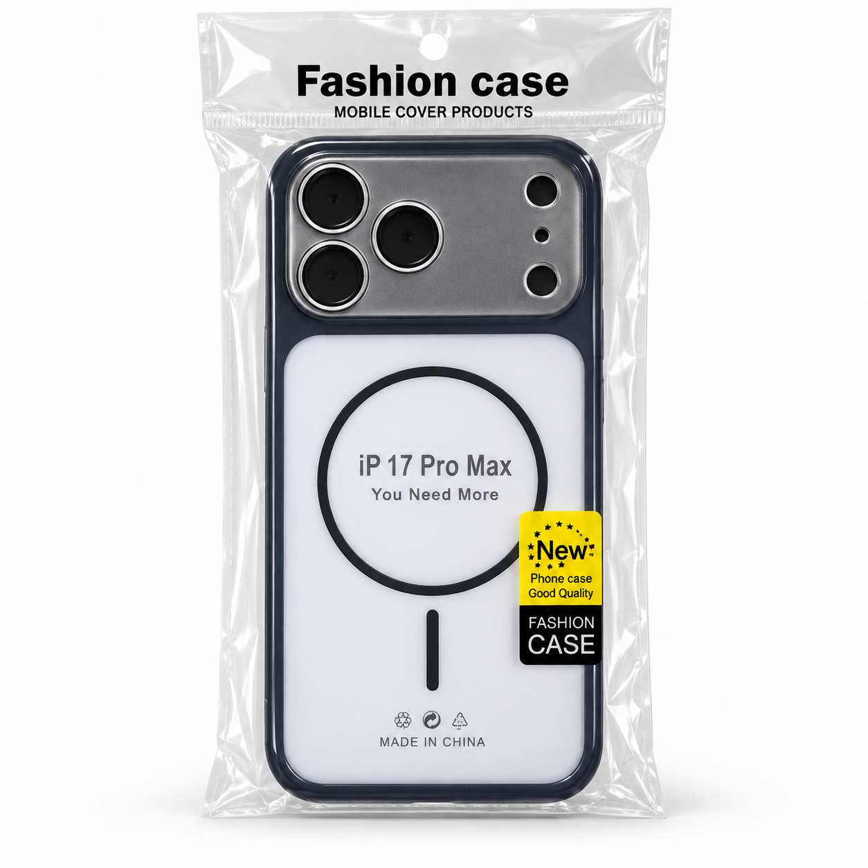 Mbrojtëse për iPhone 17 Pro Max – E Bardhë dhe Transparente