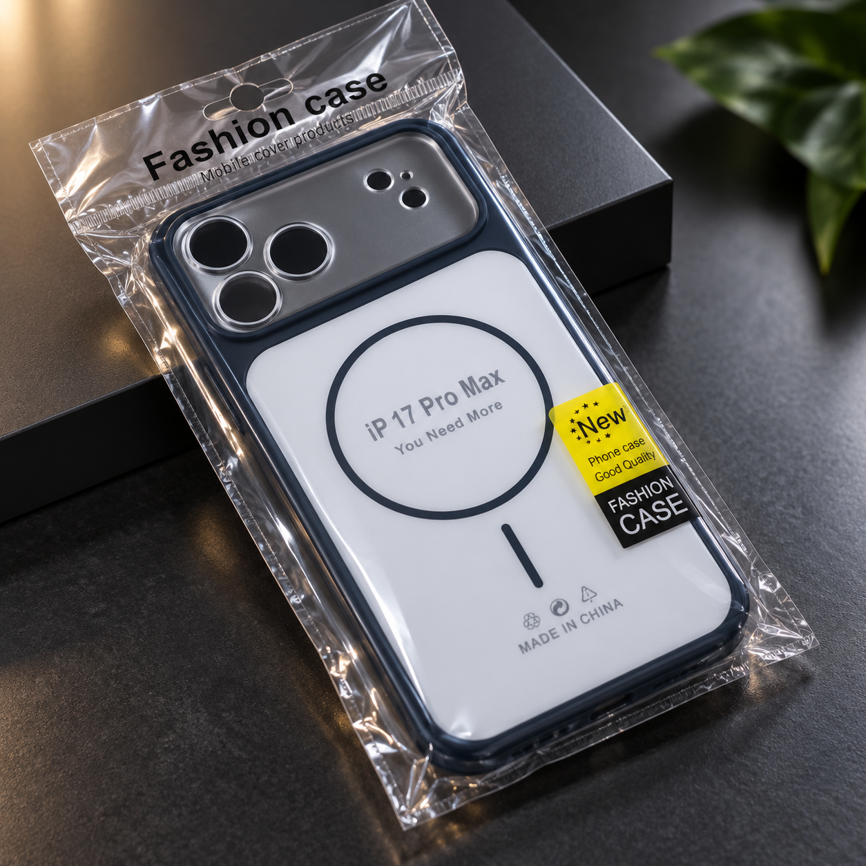 Mbrojtëse për iPhone 17 Pro Max – E Bardhë dhe Transparente – foto 4