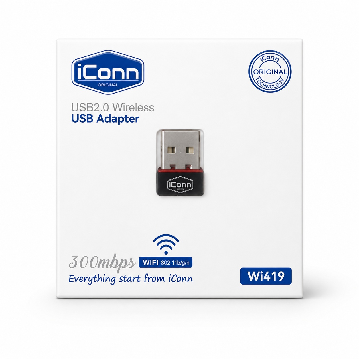 Antenë USB WiFi Marrëse (Nano Adapter) iConn Wi419 300Mbps