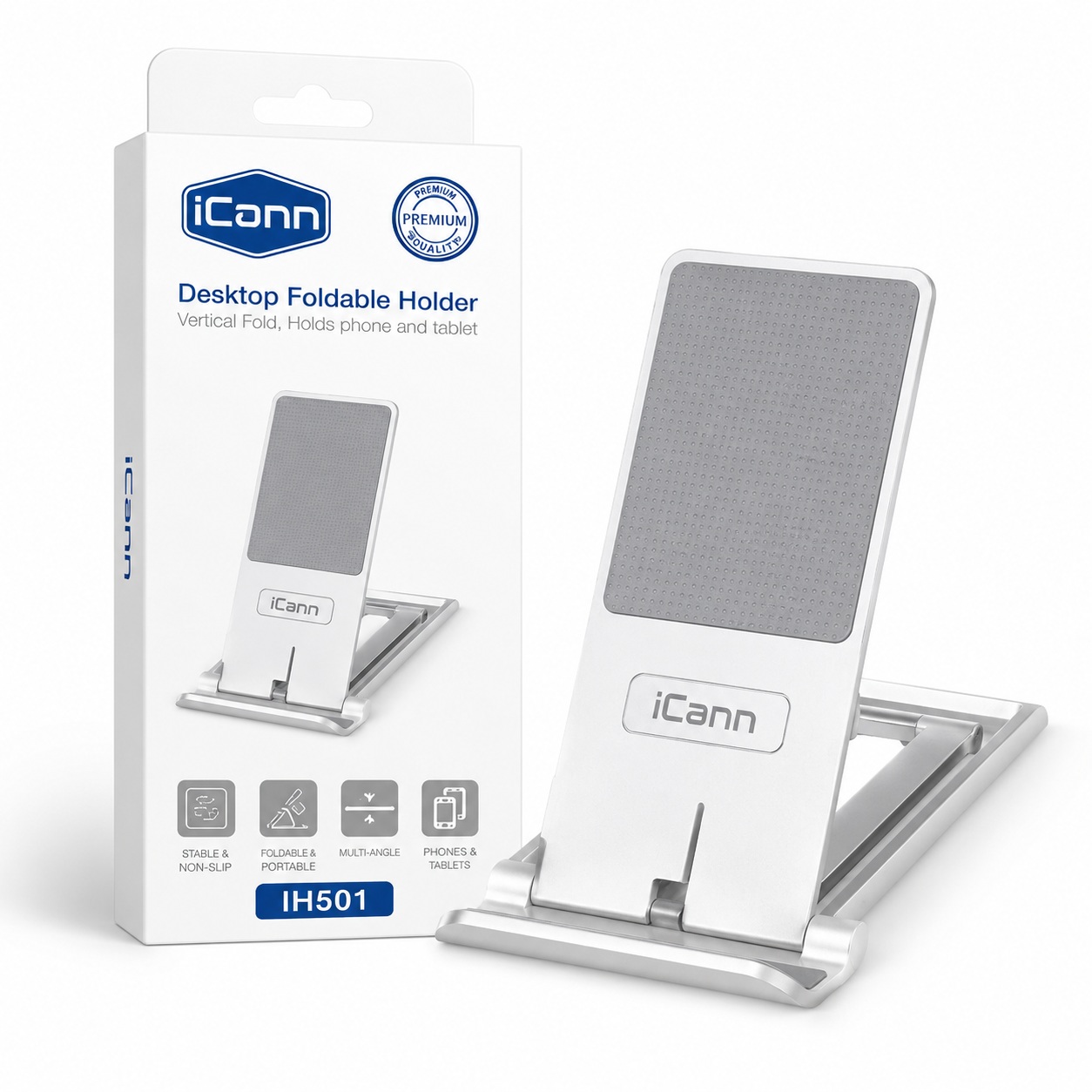 Mbajtëse Desktop iConn IH501 e Palosshme (Për Telefon/Tablet)