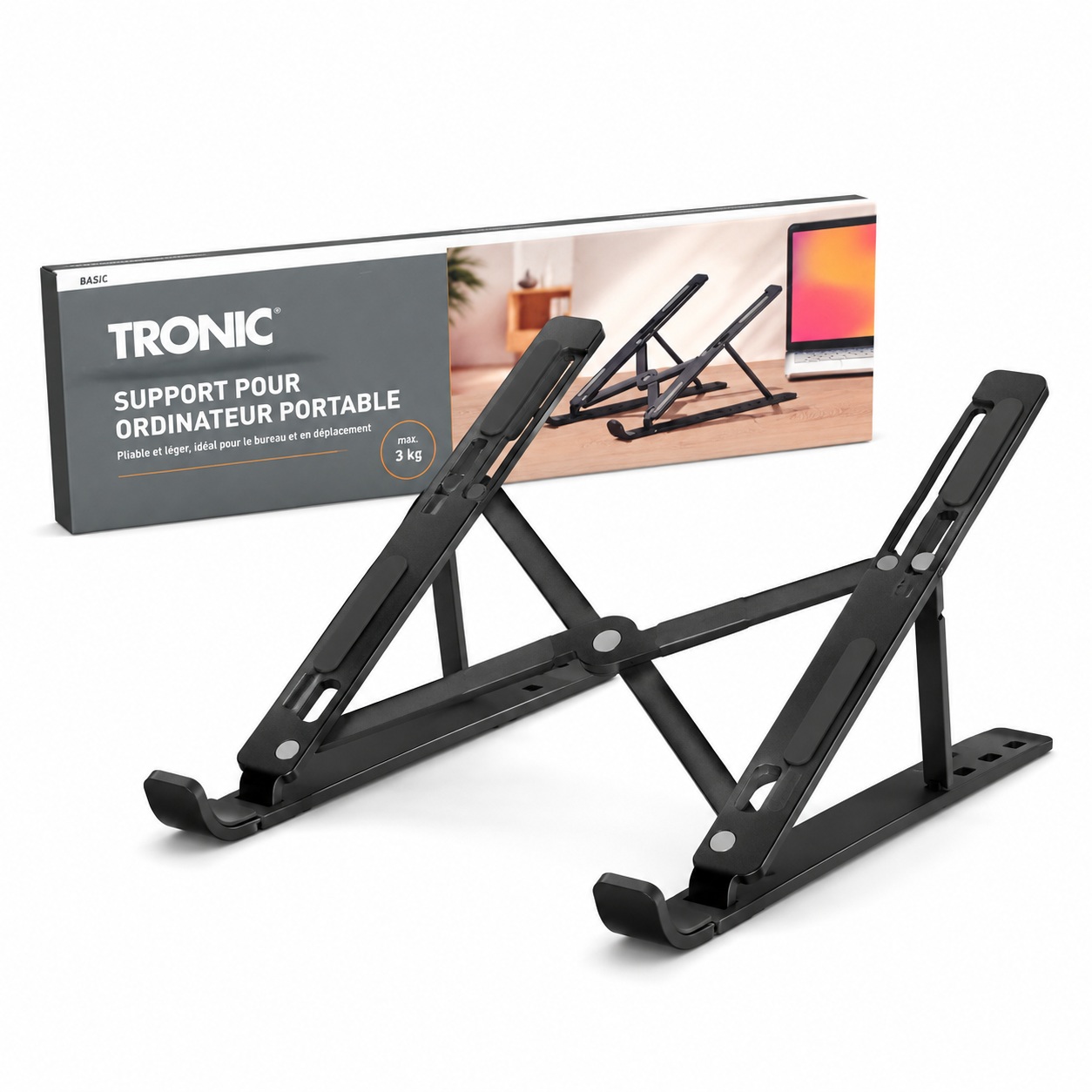 Mbajtëse Laptopi Ergonomike dhe e Palosshme Tronic (Max 3kg)