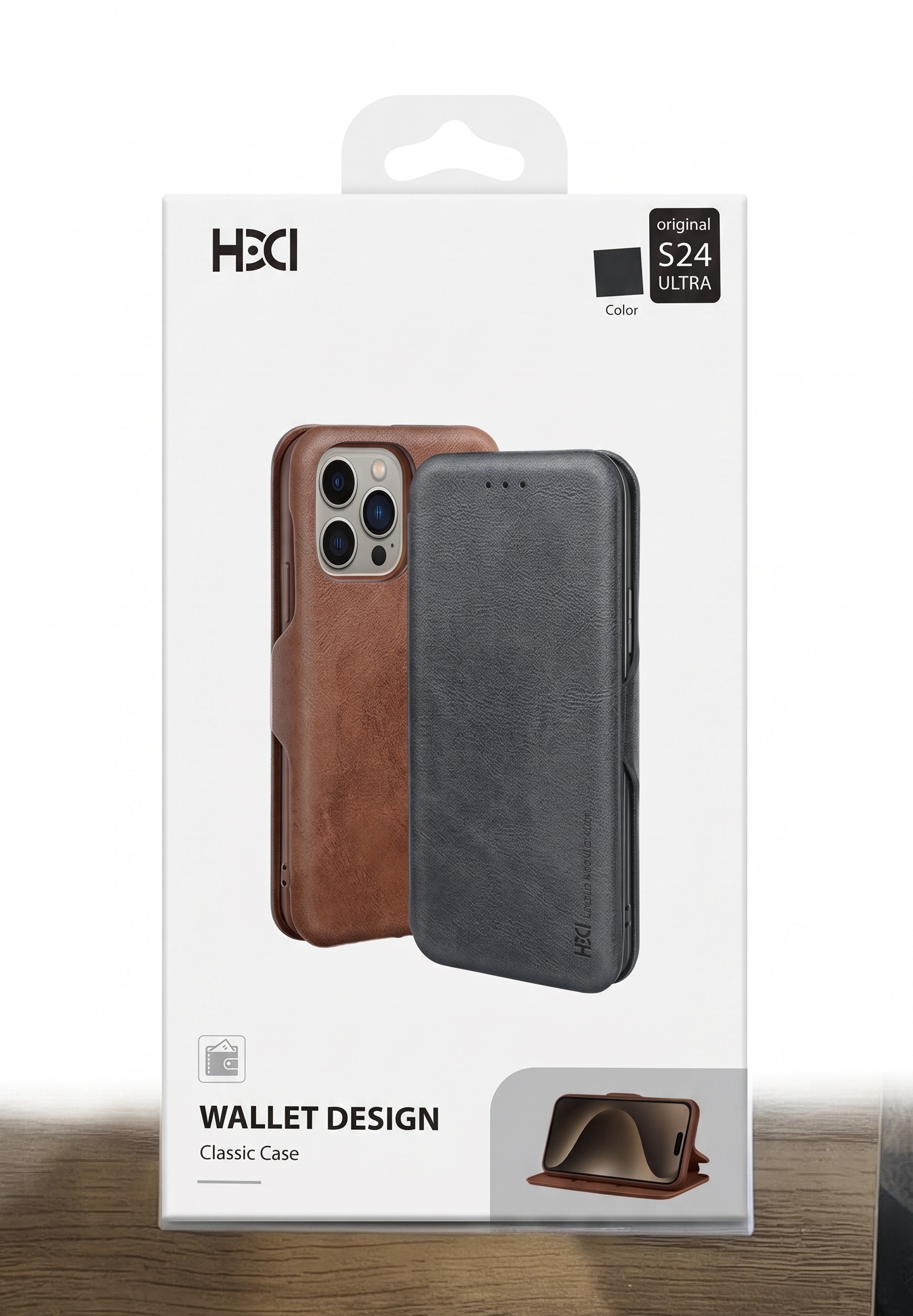 Mbrojtëse Portofol Lëkure HDCi për Samsung S24 Ultra