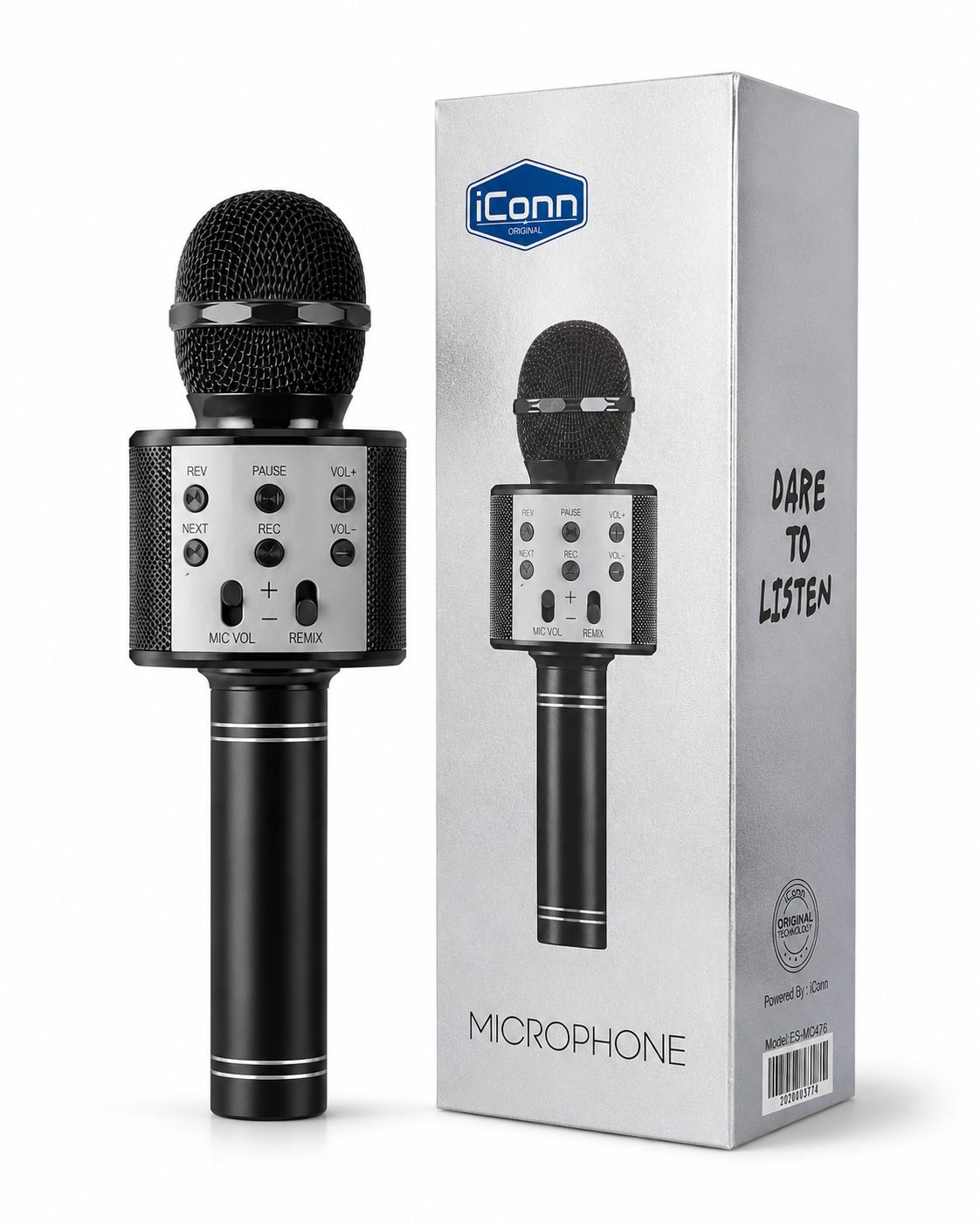 Mikrofon Wireless iConn për video, vlog dhe intervista