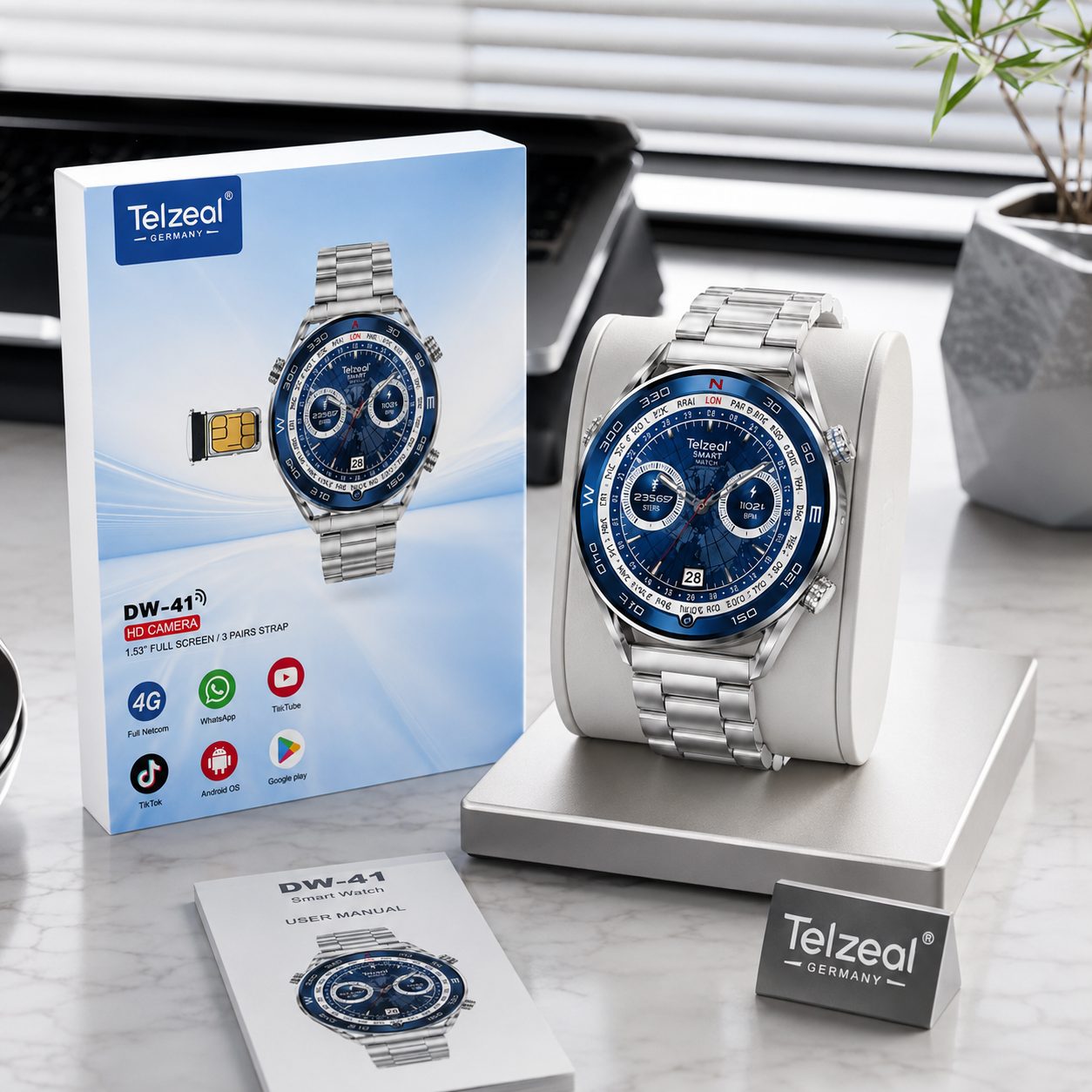 Orë Smart Telzeal DW-41 me ekran HD dhe modalitete sportive - foto 2
