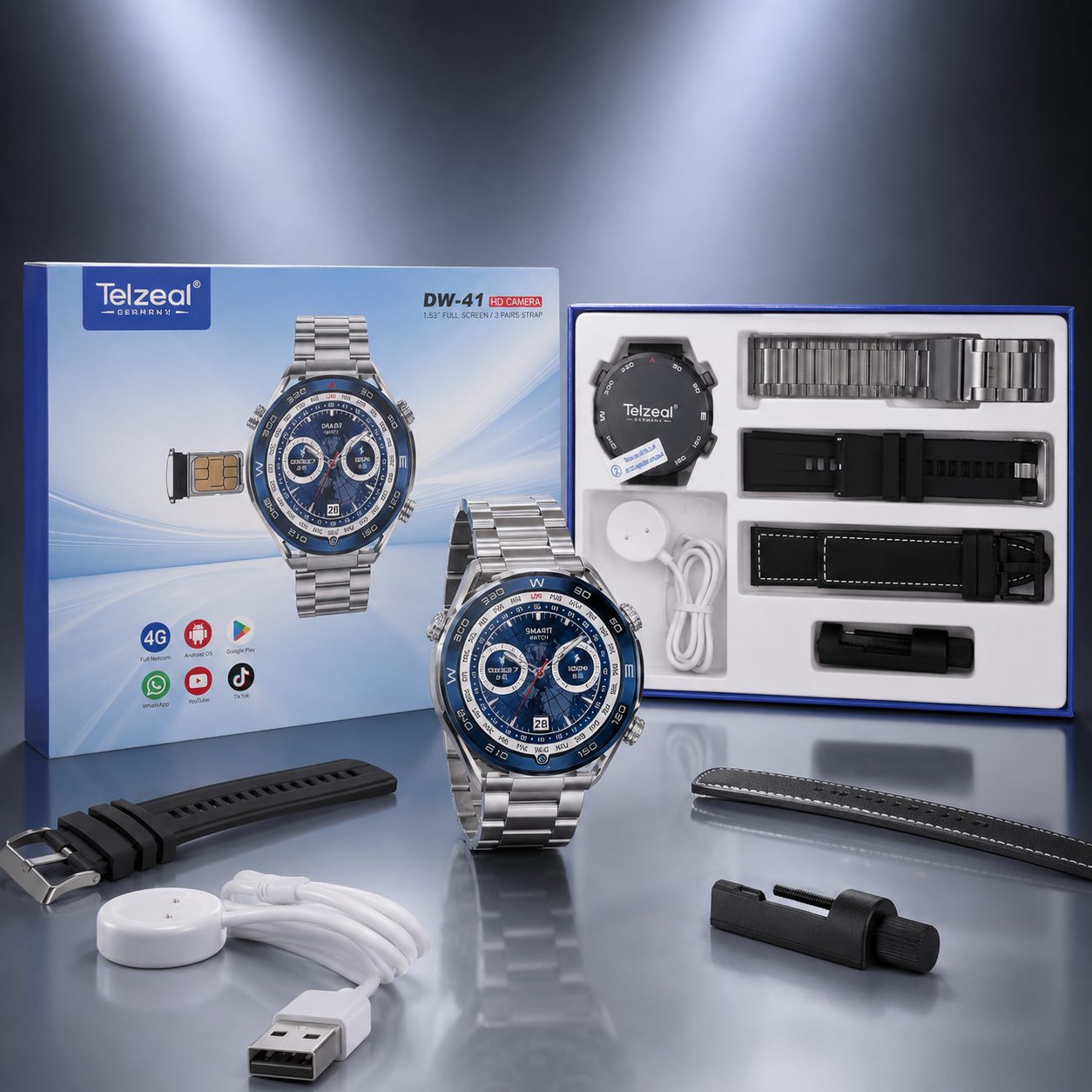 Orë Smart Telzeal DW-41 me ekran HD dhe modalitete sportive - foto 5
