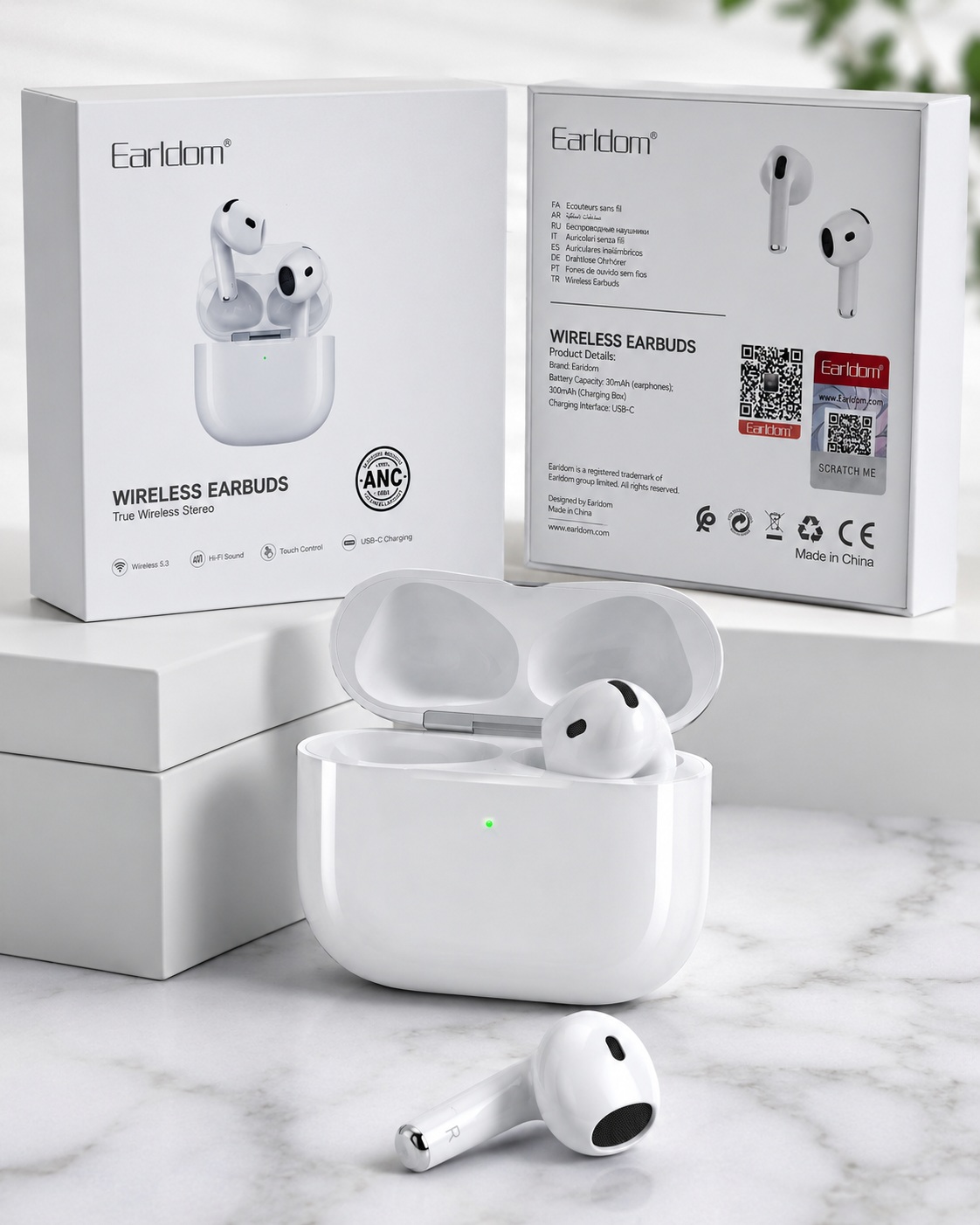 Earbuds Earldom Premium Wireless me ANC