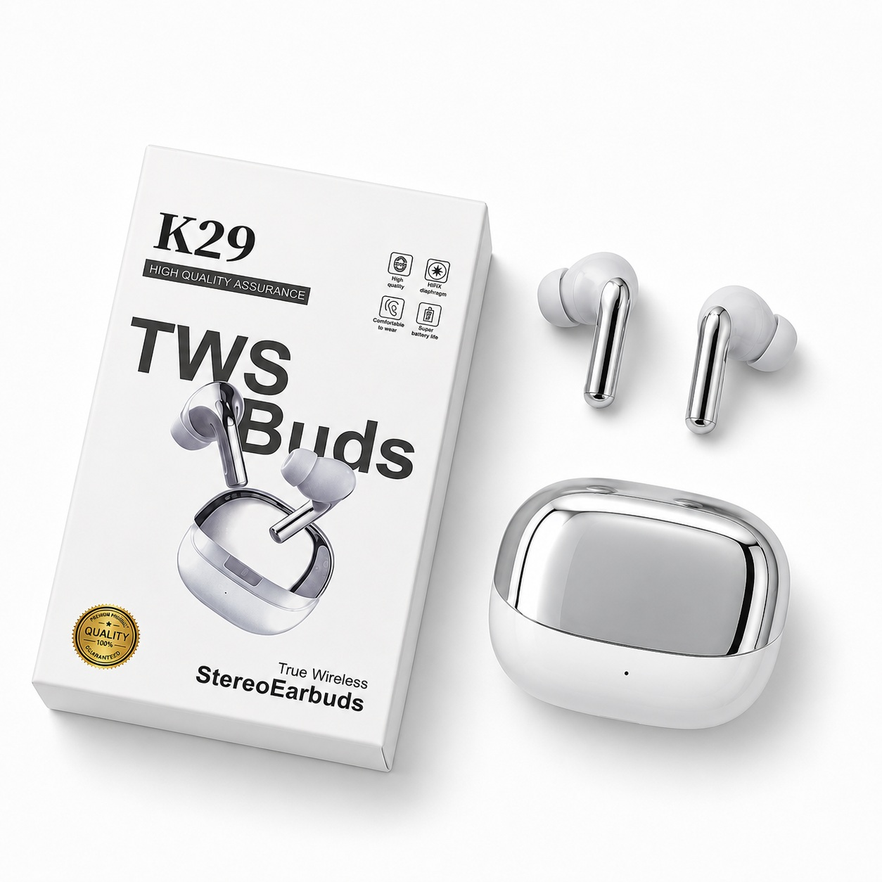 Kufje Wireless K29 TWS Buds me Kuti Karikimi