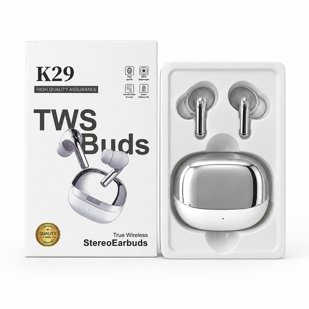 Kufje Wireless K29 TWS Buds me Kuti Karikimi