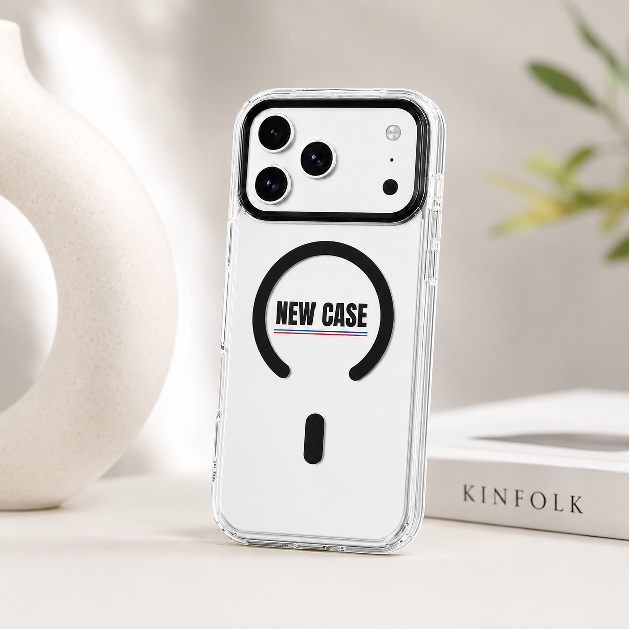 Mbrojtëse Transparente MagSafe për iPhone 17 Pro Max me Kornizë Kamerash, e zezë - foto 5