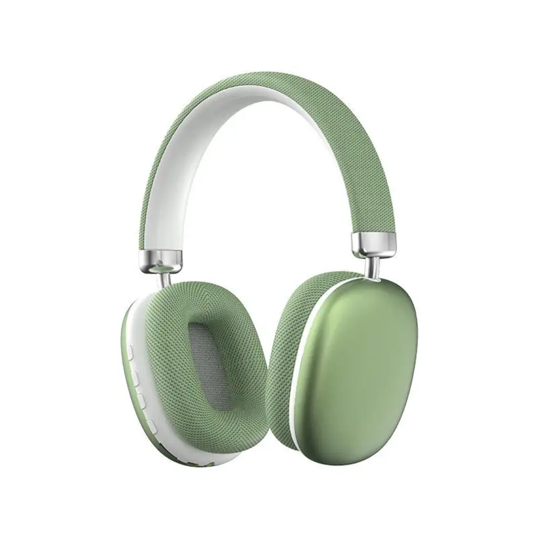 Kufje Wireless P9 Max mbi-vesh, ngjyrë e gjelbër - foto 1