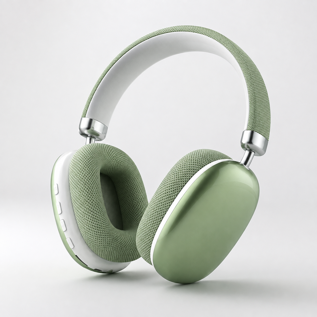 Kufje Wireless P9 Max mbi-vesh, ngjyrë e gjelbër - foto 2