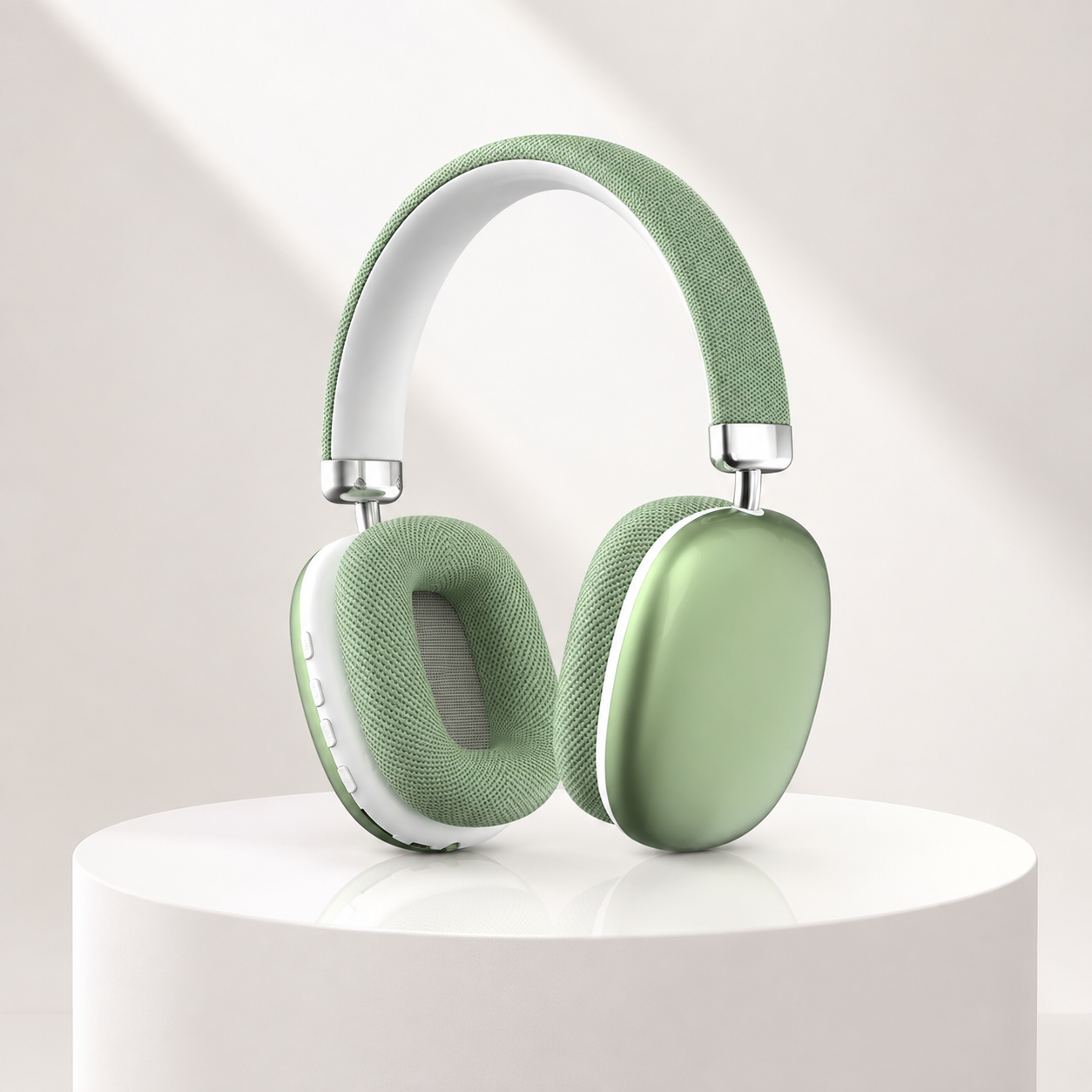 Kufje Wireless P9 Max mbi-vesh, ngjyrë e gjelbër - foto 3