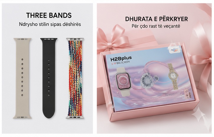 Set Ore Smart H28 Plus me Earbuds per Femra