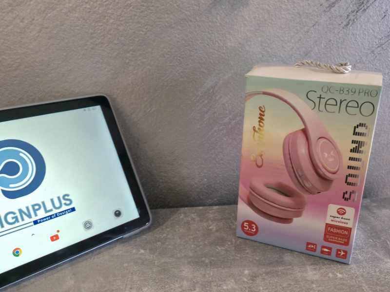 Headphones Wireless QC-B39 PRO, me tingull të qartë dhe përdorim komod, për muzikë, thirrje dhe argëtim, ngjyrë kaltër e çelët