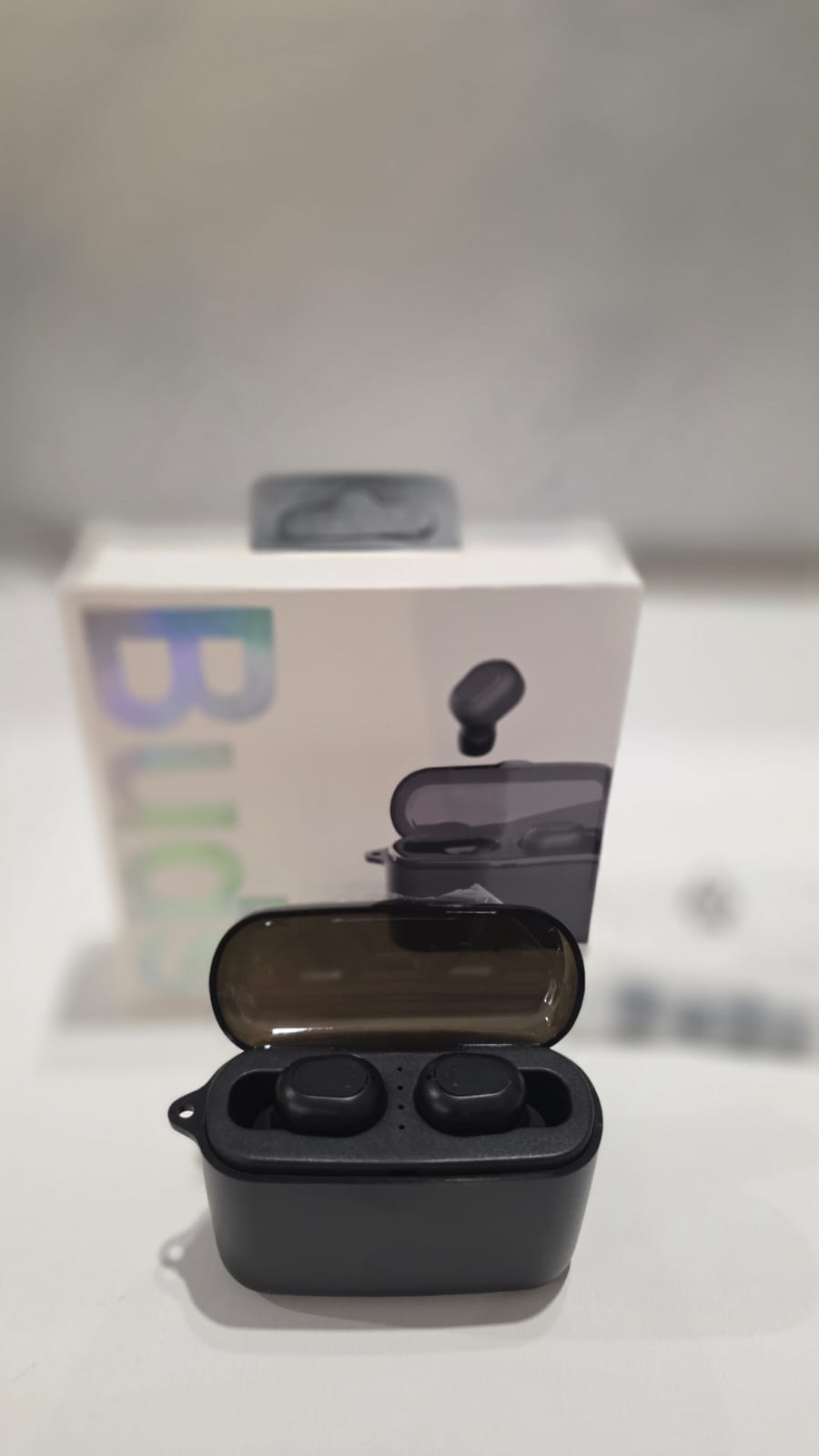 Kufje Wireless me Bluetooth Buds, me tingull të qartë dhe përdorim komod, për muzikë, thirrje dhe argëtim, ngjyrë e zezë
