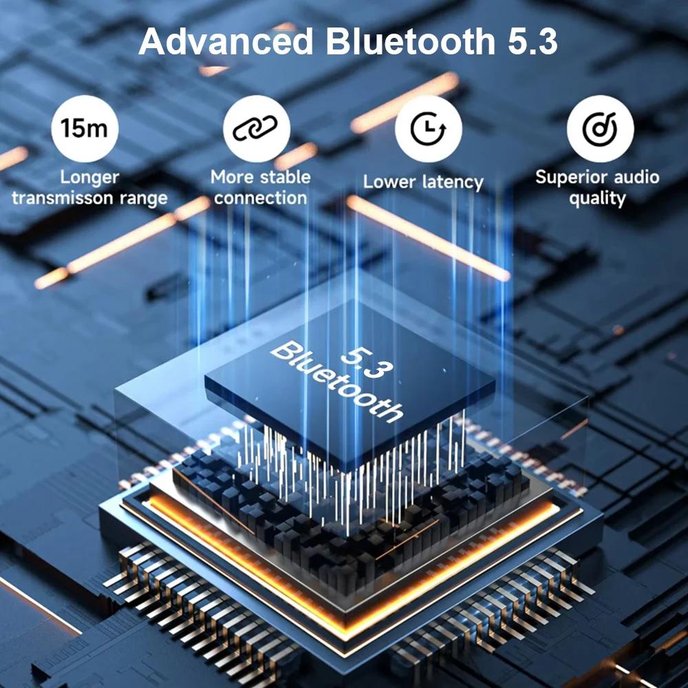 Kufje Bluetooth Erazer TWS me Kuti Karikimi - Me AI - Translation, me tingull të qartë dhe përdorim komod, për muzikë, thirrje dhe argëtim, ngjyrë e zezë