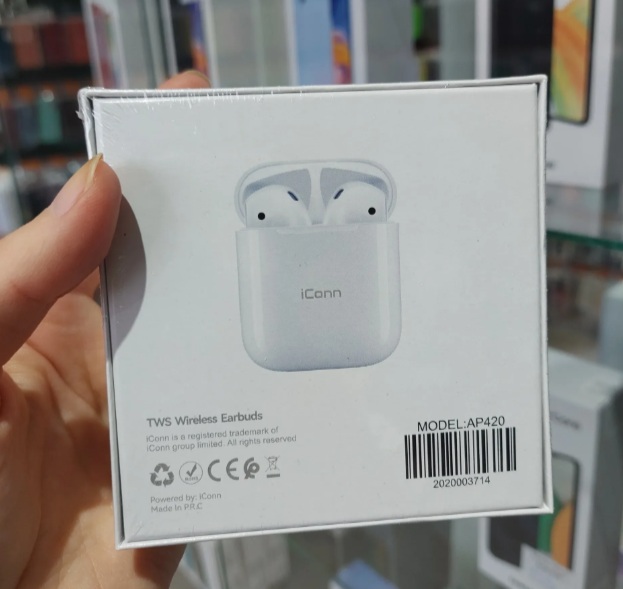 Kufje Wireless iConn TWS (Dizajn Klasik In-Ear), me tingull të qartë dhe përdorim komod, për muzikë, thirrje dhe argëtim, ngjyrë e bardhë