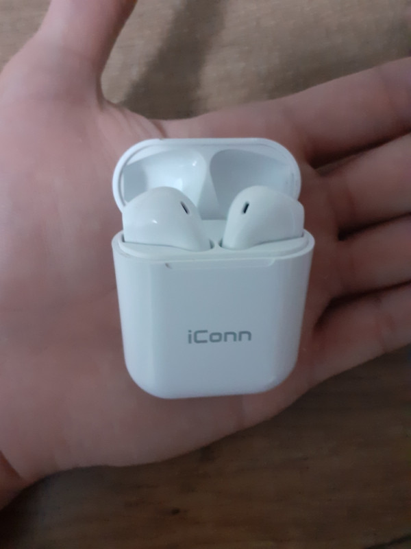 Kufje Wireless iConn TWS (Dizajn Klasik In-Ear), me tingull të qartë dhe përdorim komod, për muzikë, thirrje dhe argëtim, ngjyrë e bardhë