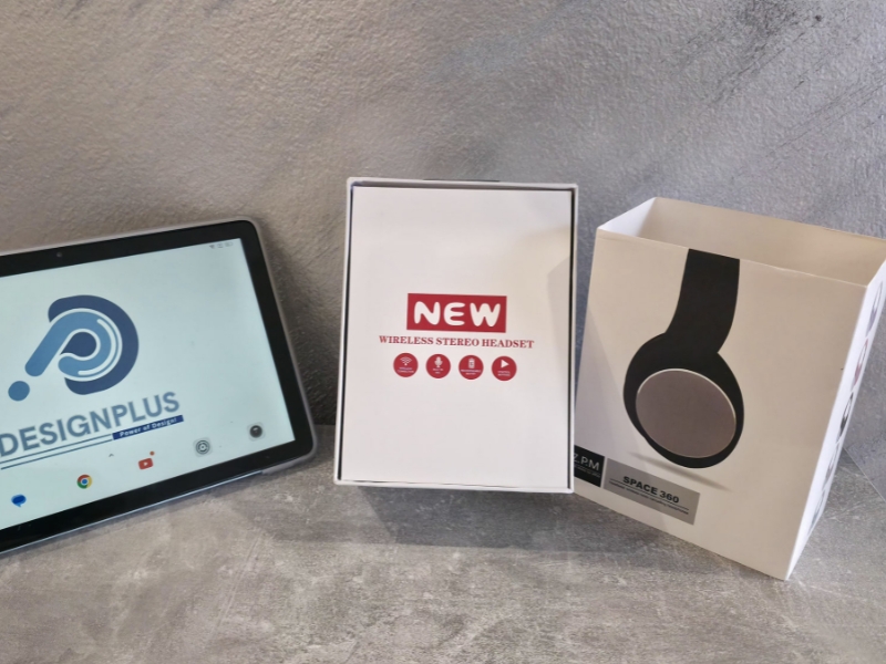 Z.P.M Space 360 Wireless Headset, me tingull të qartë dhe përdorim komod, për muzikë, thirrje dhe argëtim, ngjyrë kaltër e çelët