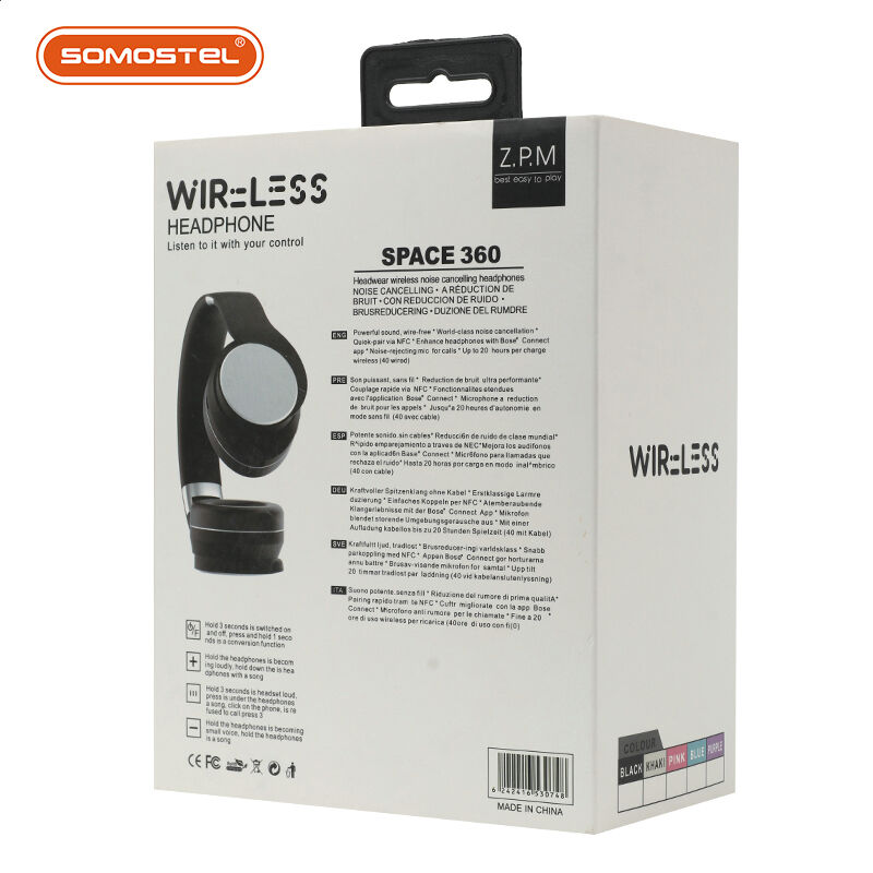 Z.P.M Space 360 Wireless Headset, ngjyrë kaltër e çelët - foto 1