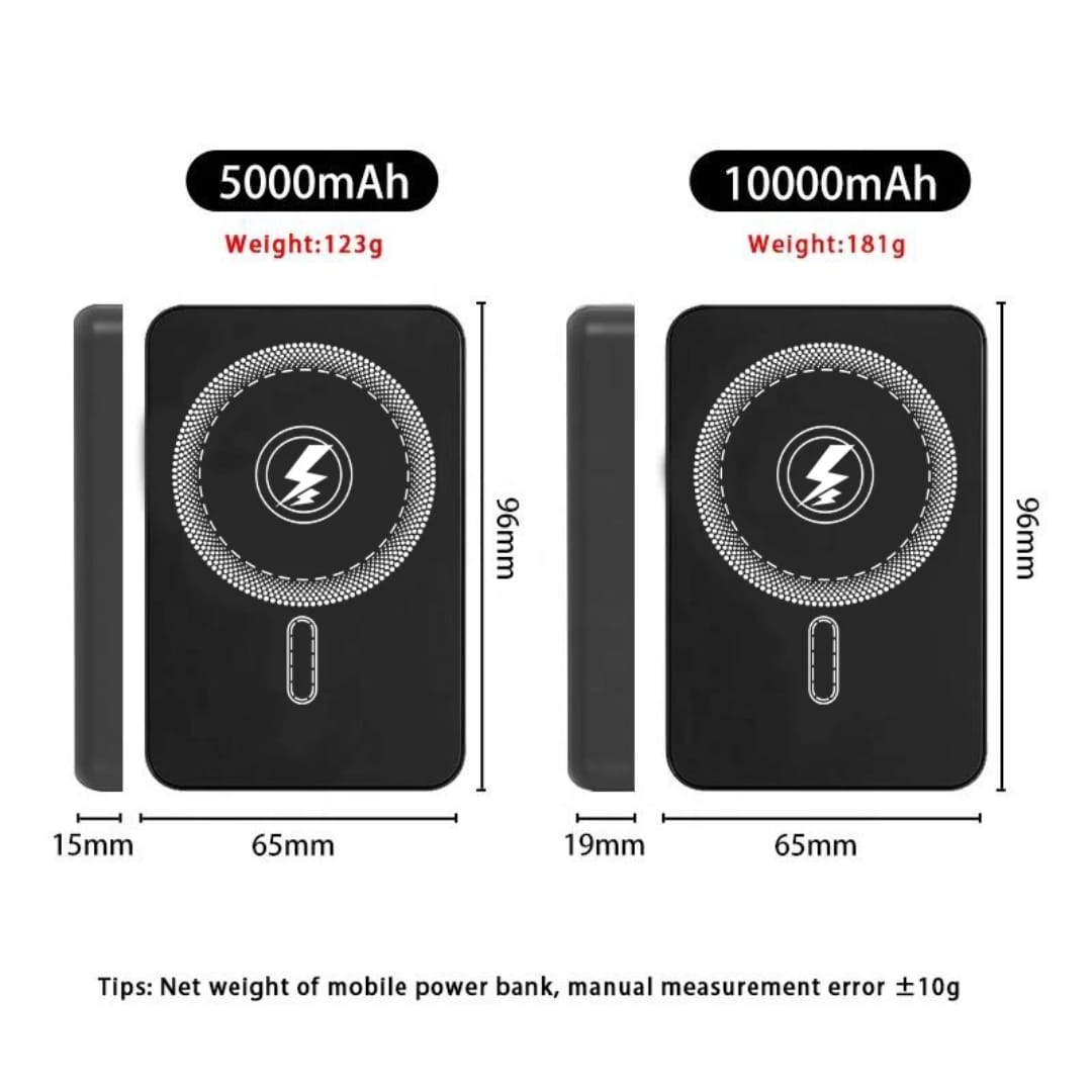 Bateri e Jashtme Magnetike (Battery Pack), magnetik dhe praktik, për përdorim të përditshëm, ngjyrë e bardhë