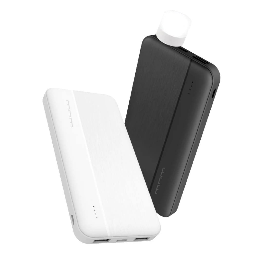 Power Bank WUW Y145 me Kapacitet 10,000mAh (E Zezë), për energji rezervë gjatë ditës, për përdorim të përditshëm, ngjyrë e zezë