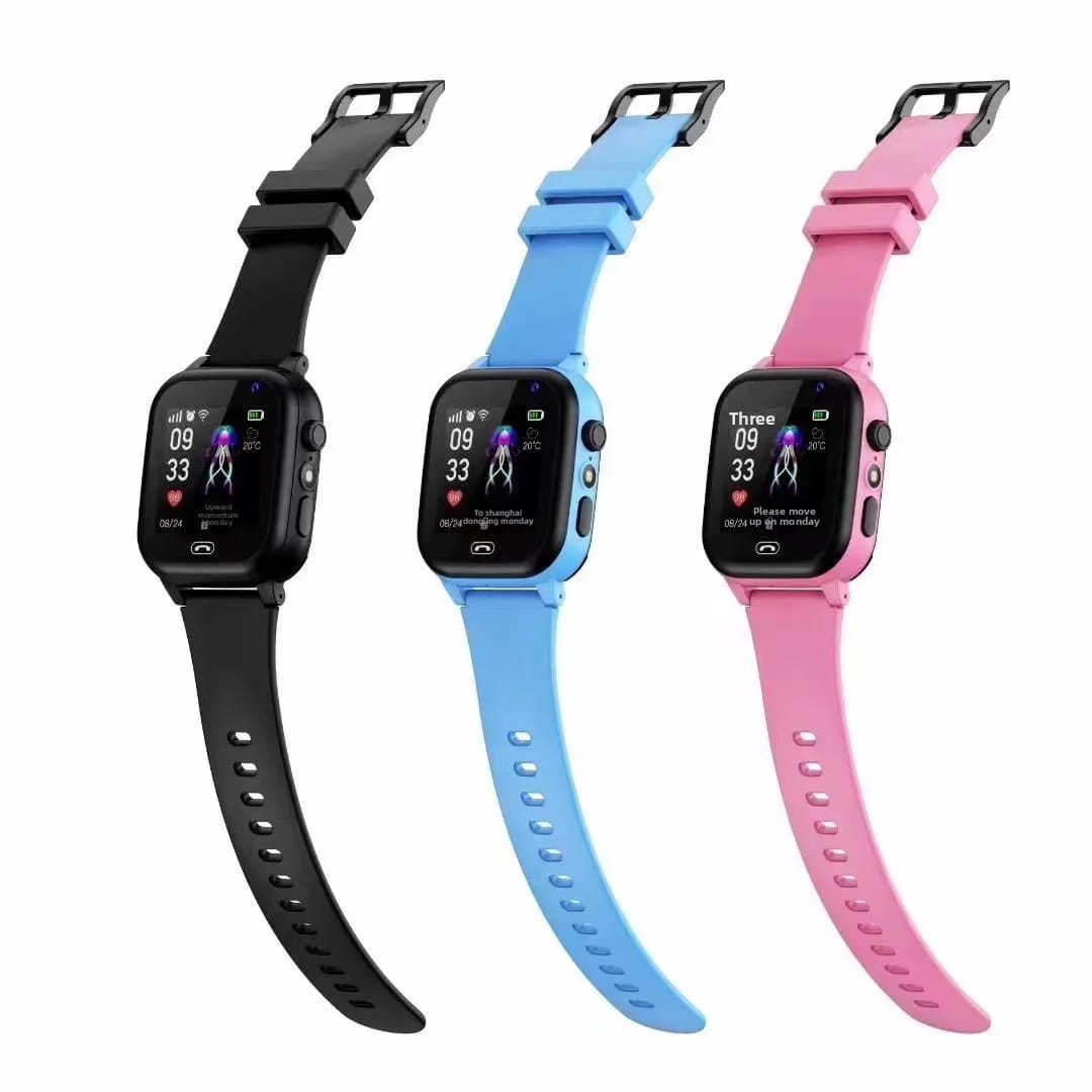 Orë Inteligjente për Fëmijë me Tracking, voice recorder dhe Kamere (Rrip Blu), për njoftime, sport dhe përdorim ditor, e kaltërt