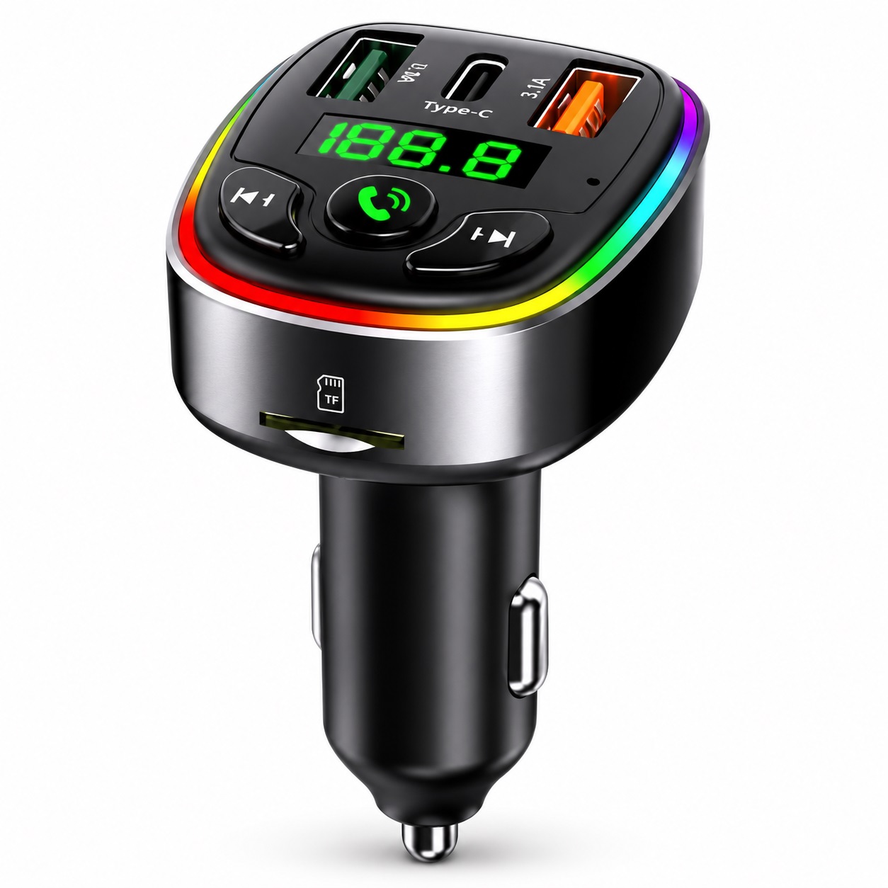 Kufje Wireless B39M Cat Ear me RGB – Të Zeza – foto 1