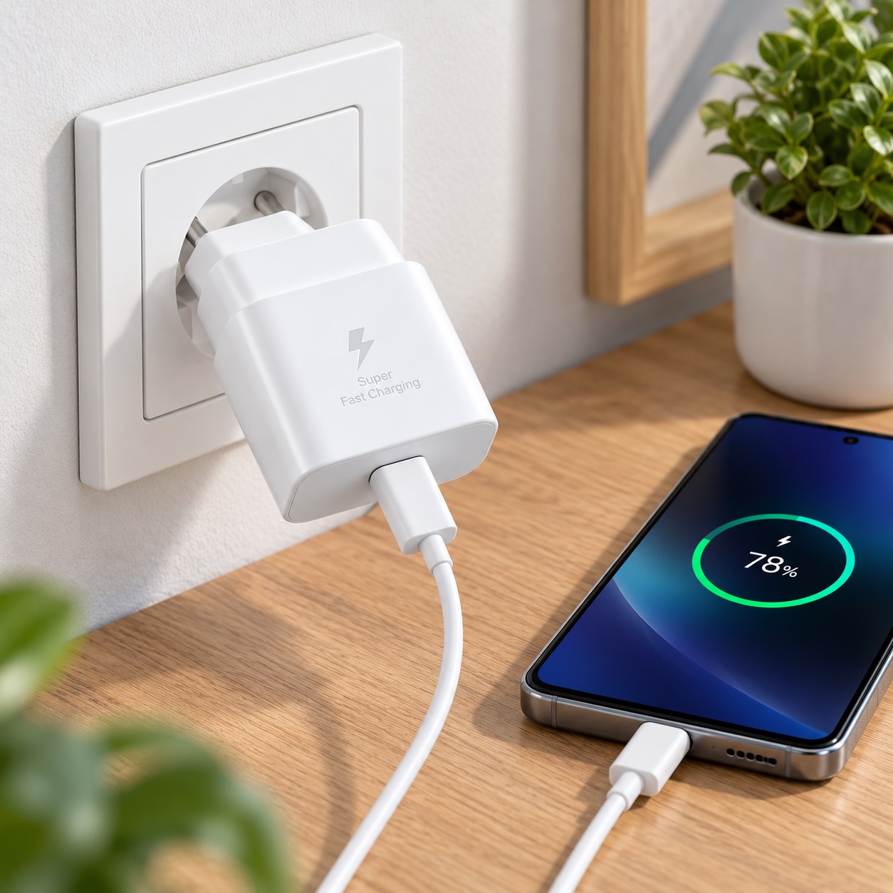 Adapter Karikimi USB-C PD 25 W – I Bardhë – foto 5
