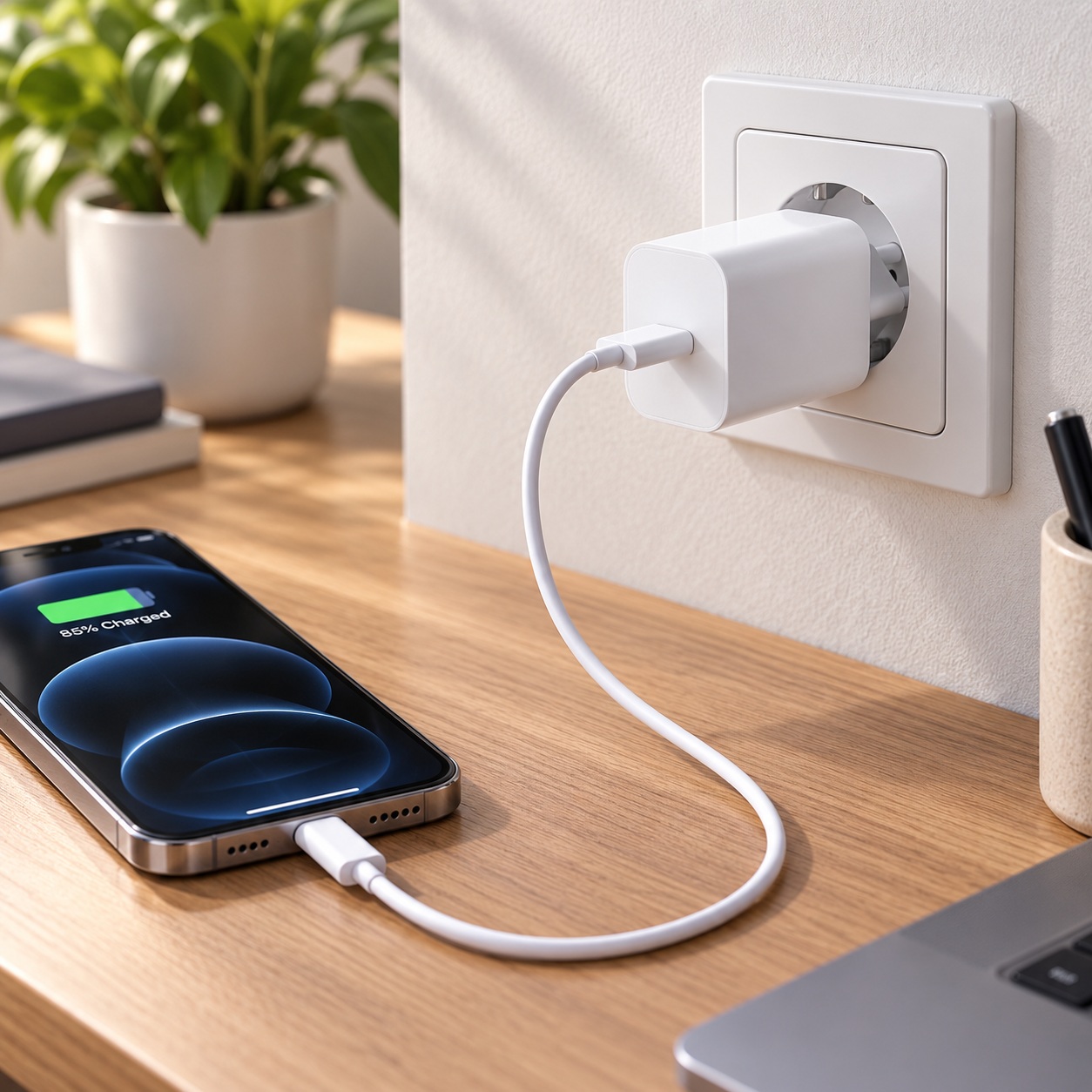 Adapter Karikimi USB-C 35W për iPhone 17 Pro Max me Kabllo USB-C 1 m – foto 3