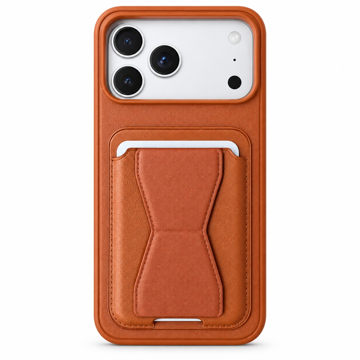 Mbrojtëse me Portofol për iPhone 17 Pro Max – Portokalli